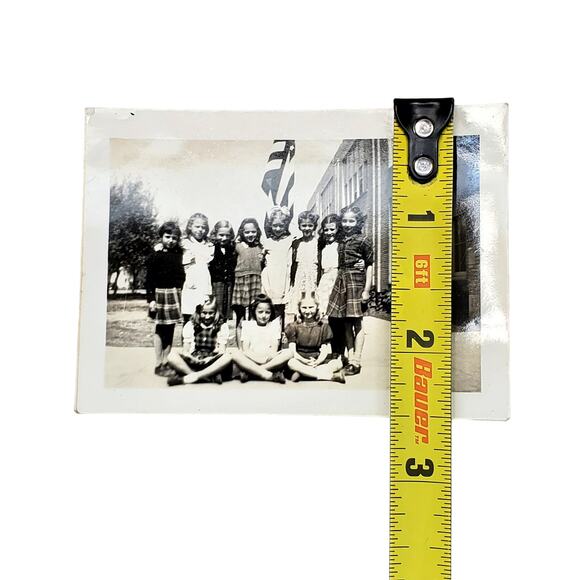 Vtg Lot of 3 Class Photos Original Monochrome Photography Found Snapshot - Picture 3 of 4